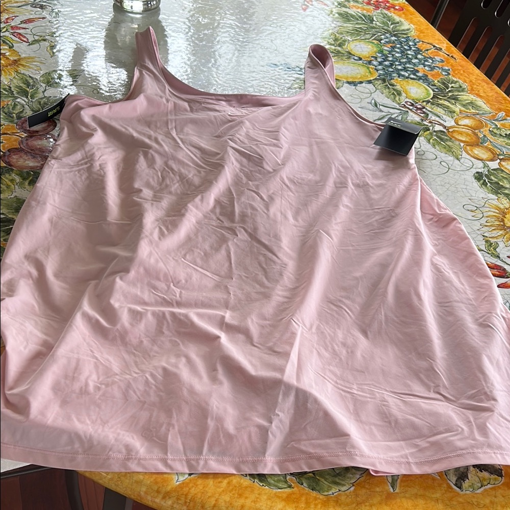 Nike Pink Sleeveless Tennis Dress With Attached Shorts Relaxed Fit, NWT